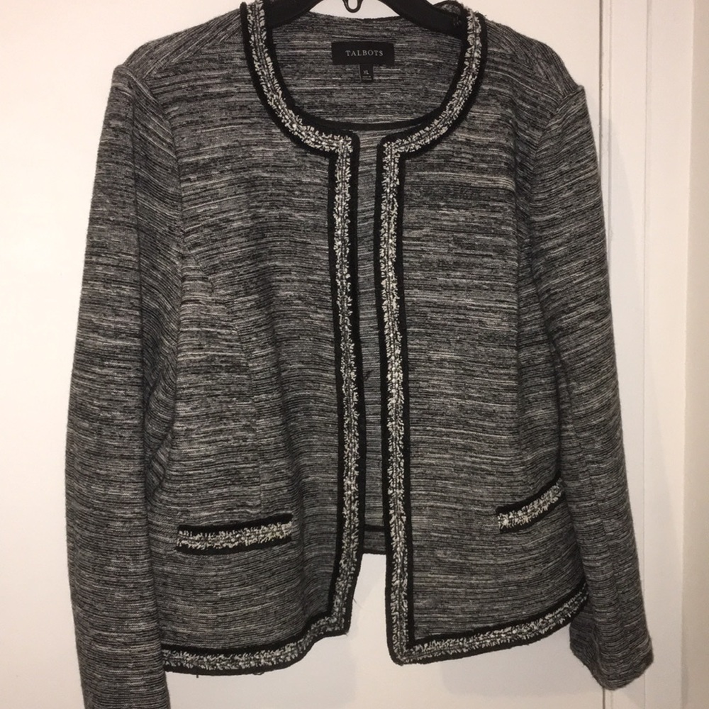 Talbots tweed jacket XL