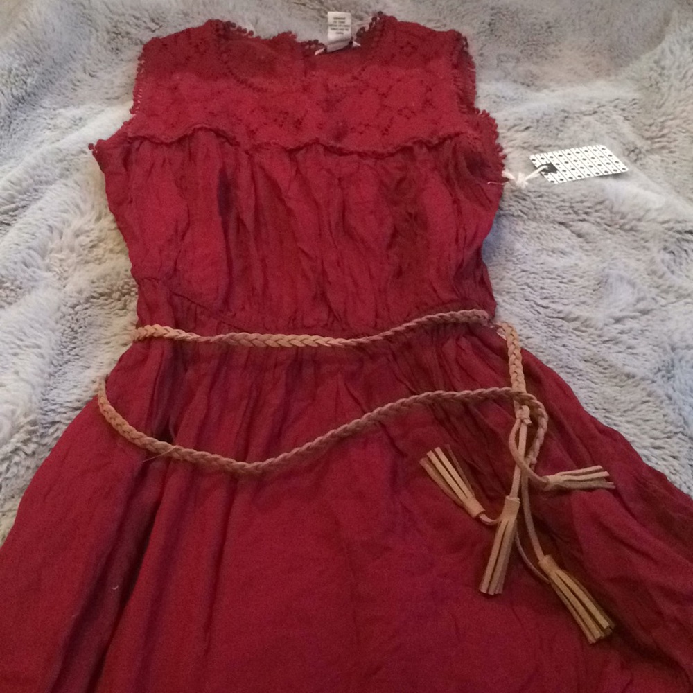 NWT F21 Red Lace Dress