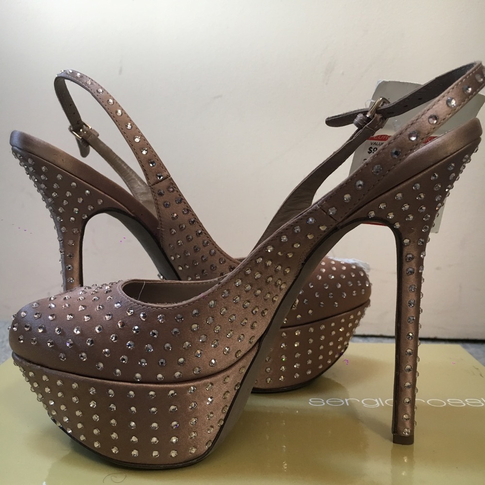 Sergio Rossi Donna Slingback Heels Brand New