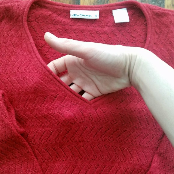 Ben Sherman pointelle sweater - Picture 3 of 3