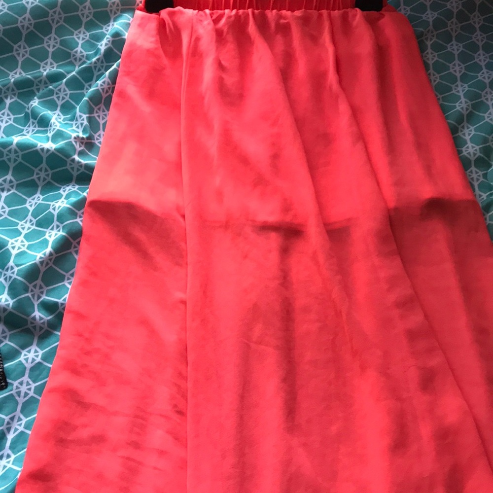 Hot Pink skirt.