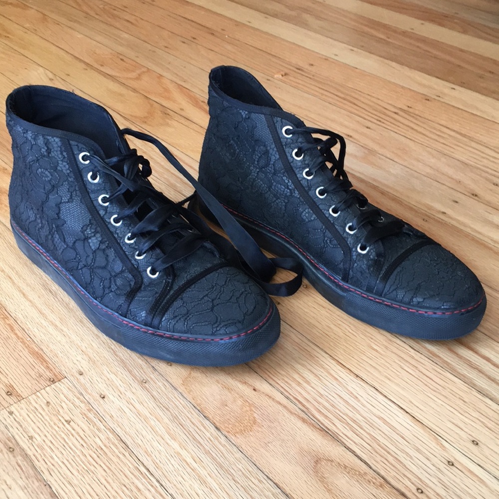 Valentino Lace High Tops