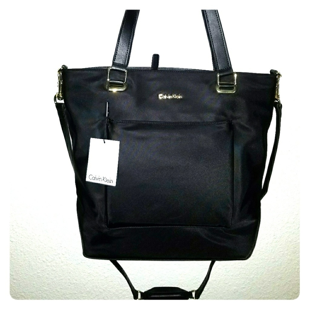 Calvin Klein nylon tote/shoulder bag