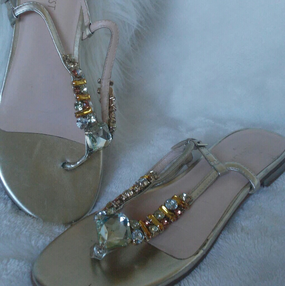 Nine west embellished sandals