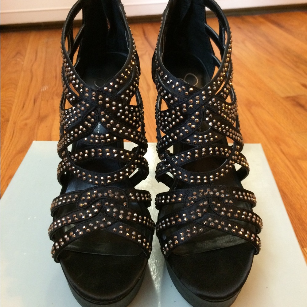 Beautiful Black Sparkle Heels