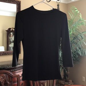 Junee Black layering top size M. Zadie B’s.