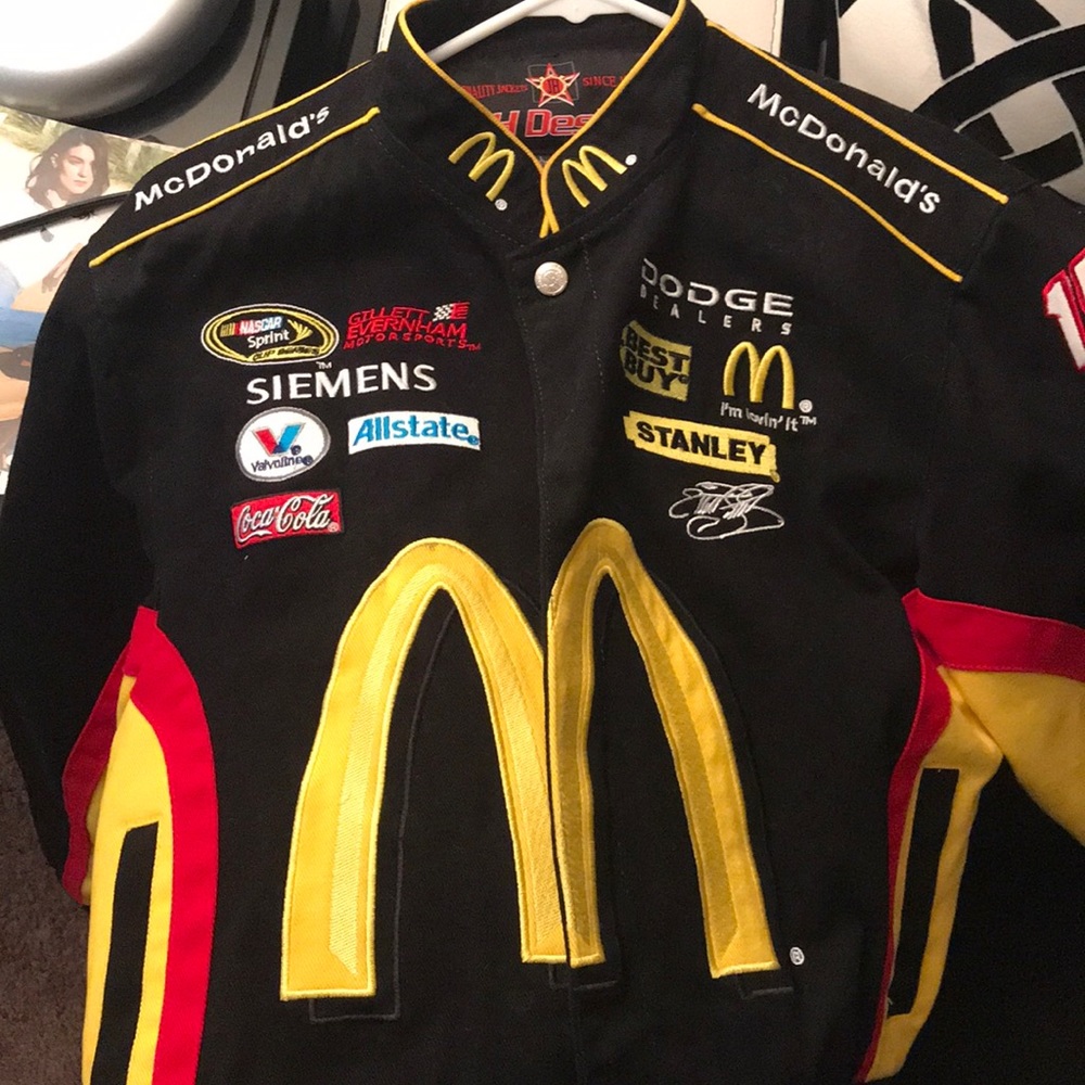 Vintage race car jacket!! Only worn 2x