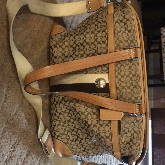 Coach Diaper Bag - Picture 1 of 8