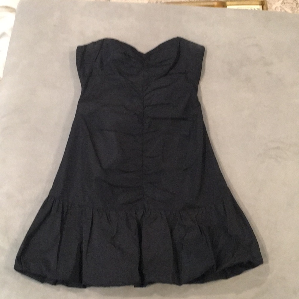 BCBG Maxazria Black strapless dress size 8
