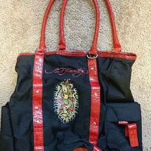 Ed hardy tote bag