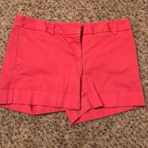 Pink cuffed Express shorts