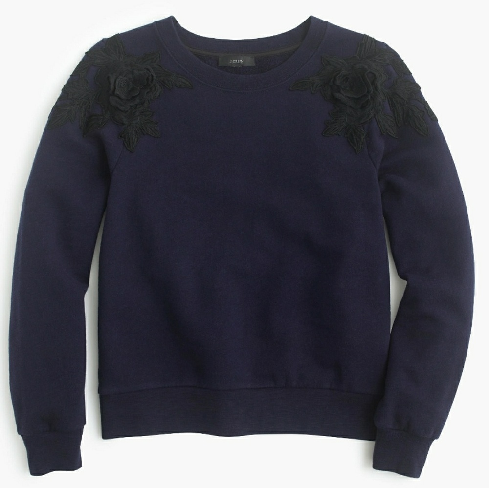 J.Crew Floral Sweater