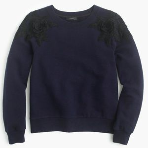 J.Crew Floral Sweater