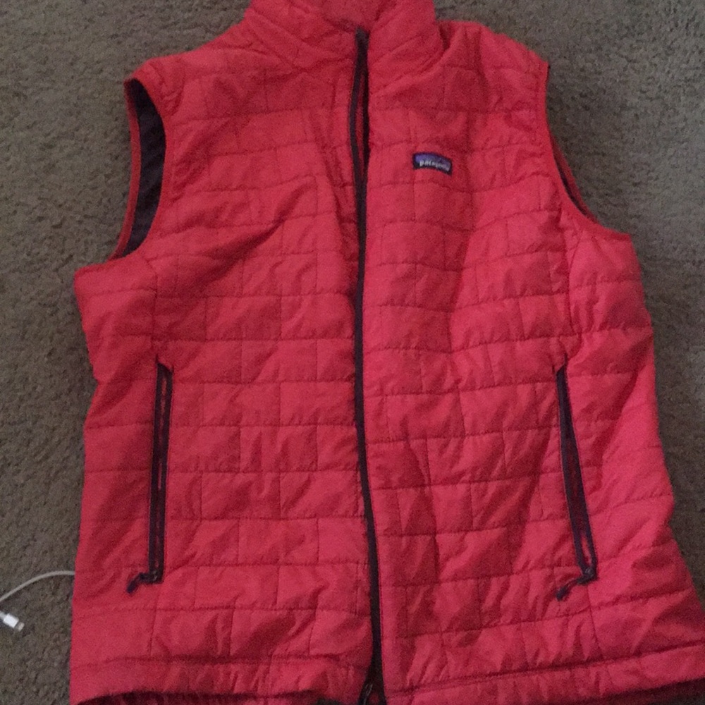 Patagonia red vest