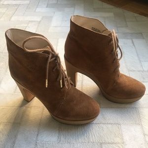 Michael Kors Lace Up Booties - New condition