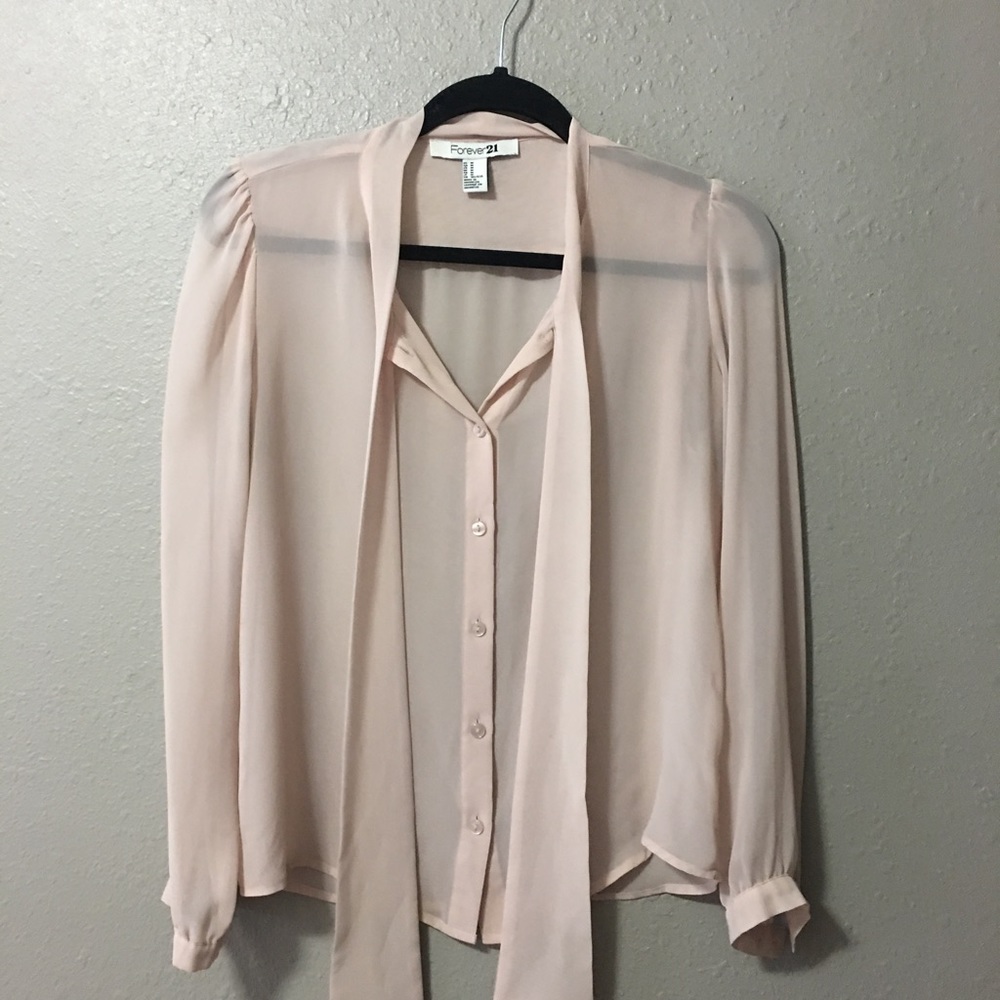 Forever 21 Sheer medium Blouse top