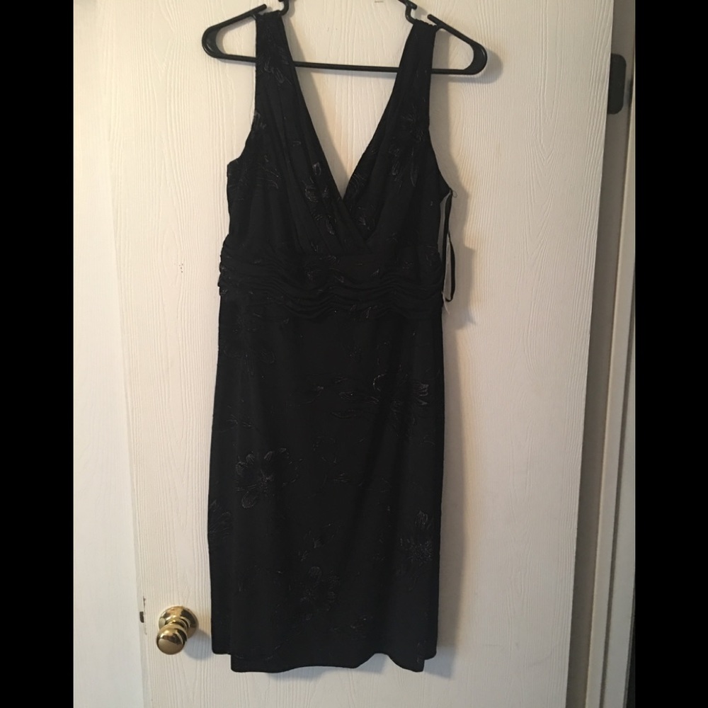 Evan-Picone Black Dress