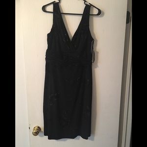 Evan-Picone Black Dress