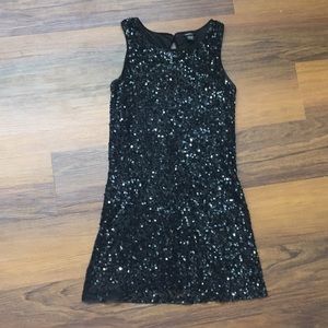 Black Sequin Dress