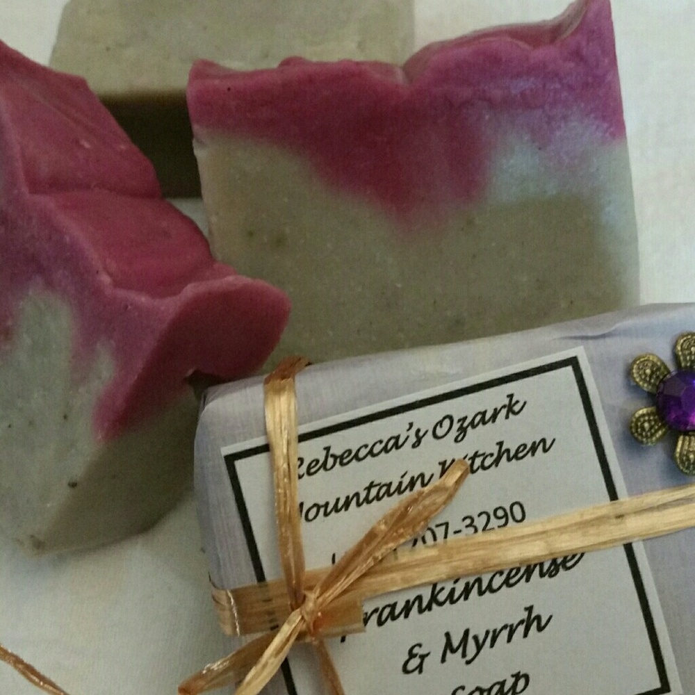 All-Natural Frankencense and Myyrh Soap 3 bars