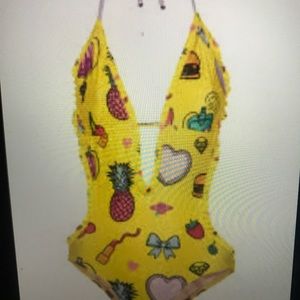 Wildfox yellow one piece