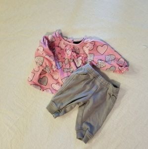 Girls long sleeve outfit