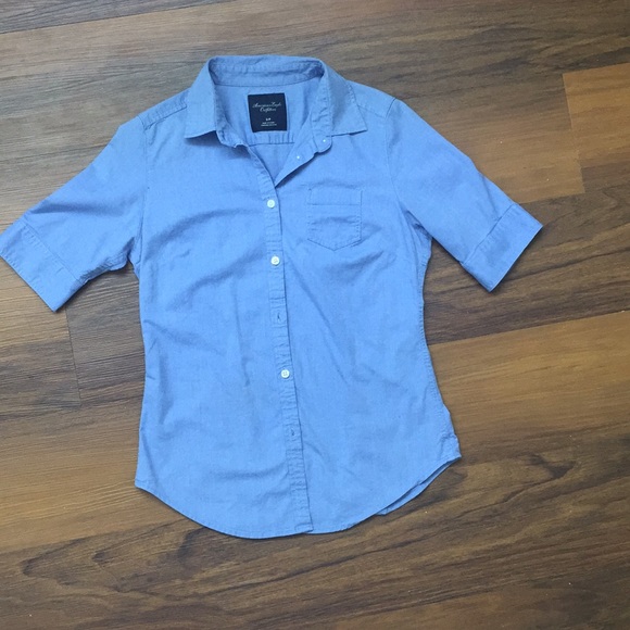 Blue button up - Picture 1 of 1