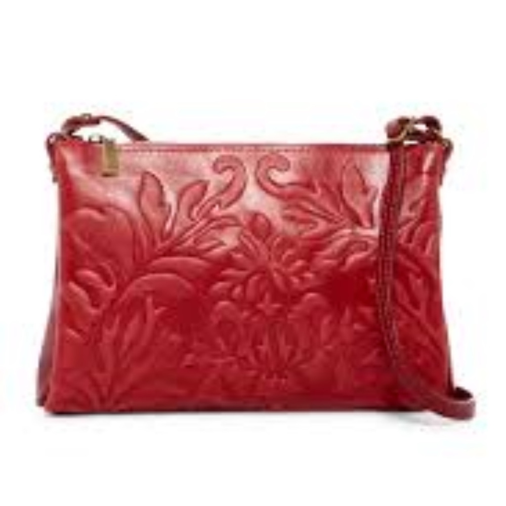 SOLD -  NWT Carla Ferreri Leather Cross Body