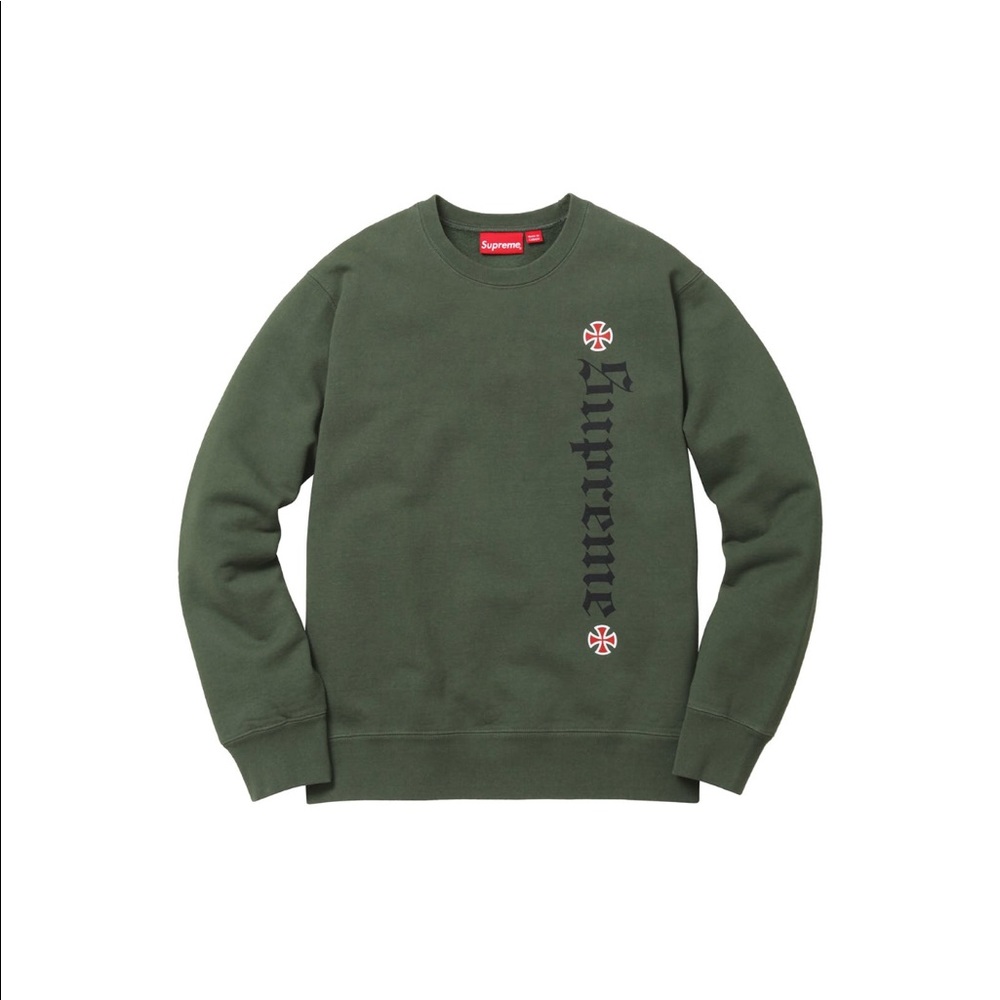 Supreme independent fuck the rest crewneck