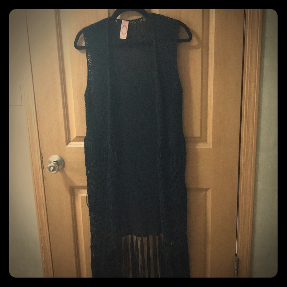 Open front vest