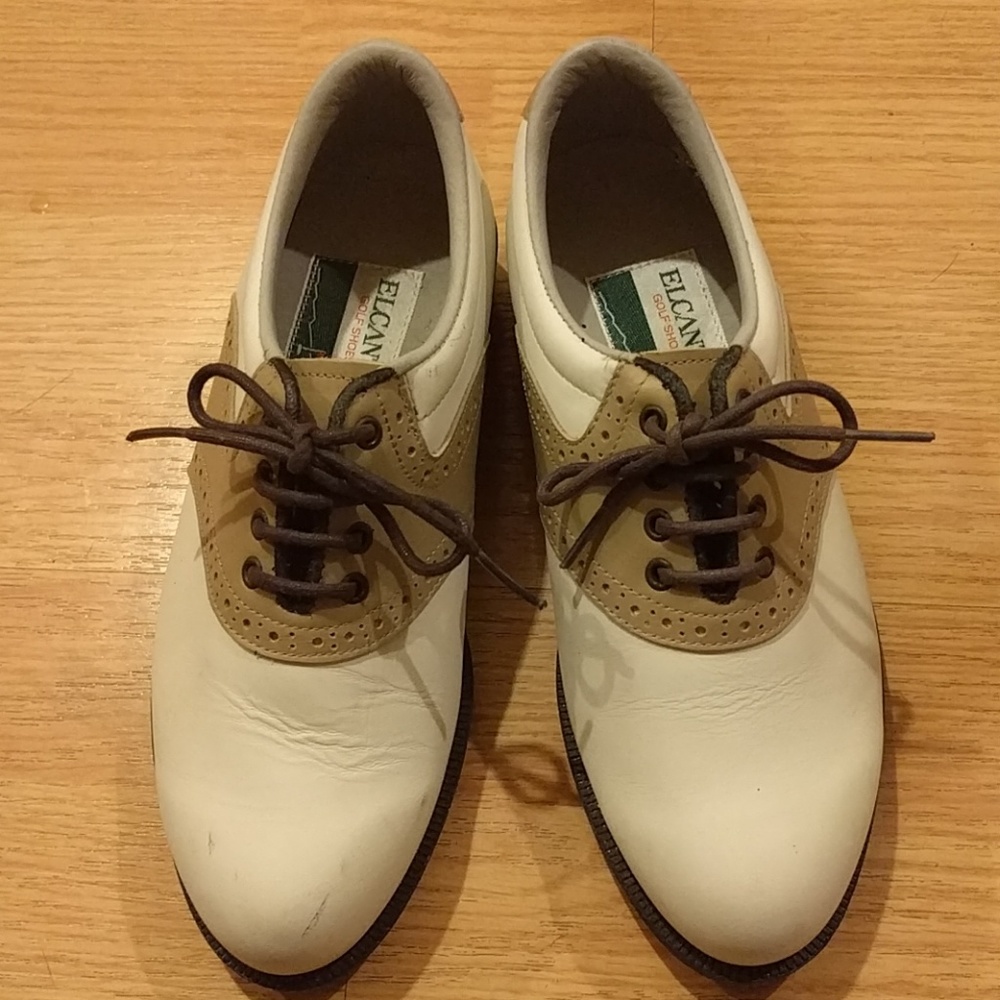 Leather Golf Shoes Size 6
