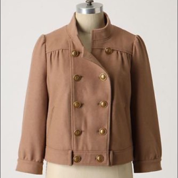 Anthropologie Idra Piloted Bomber Wool Jacket Coat - Picture 1 of 8