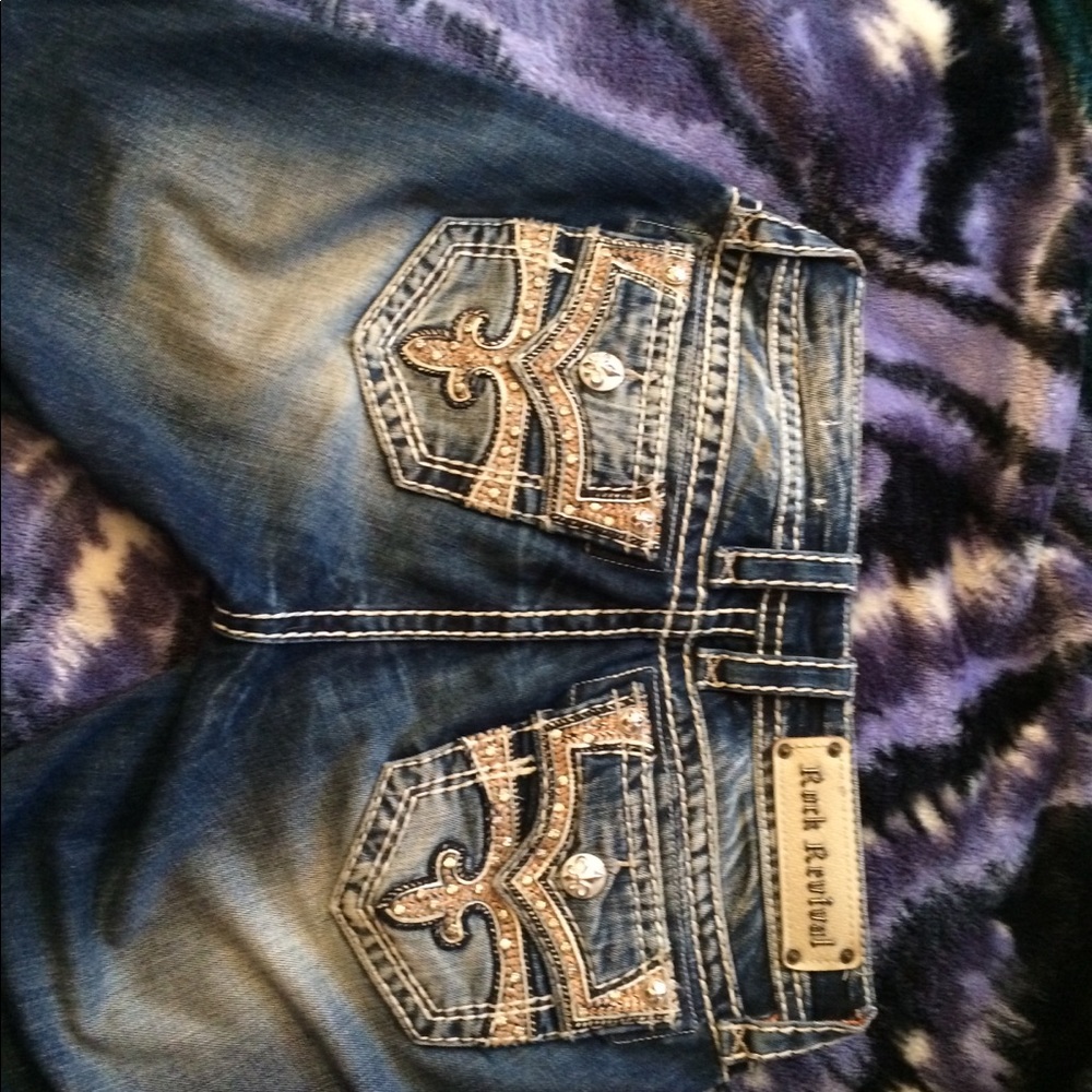 Rock revival celinda cuffed skinny size 27