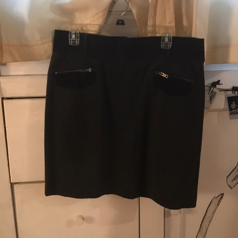 Vera Wang Black Skirt with Pockets