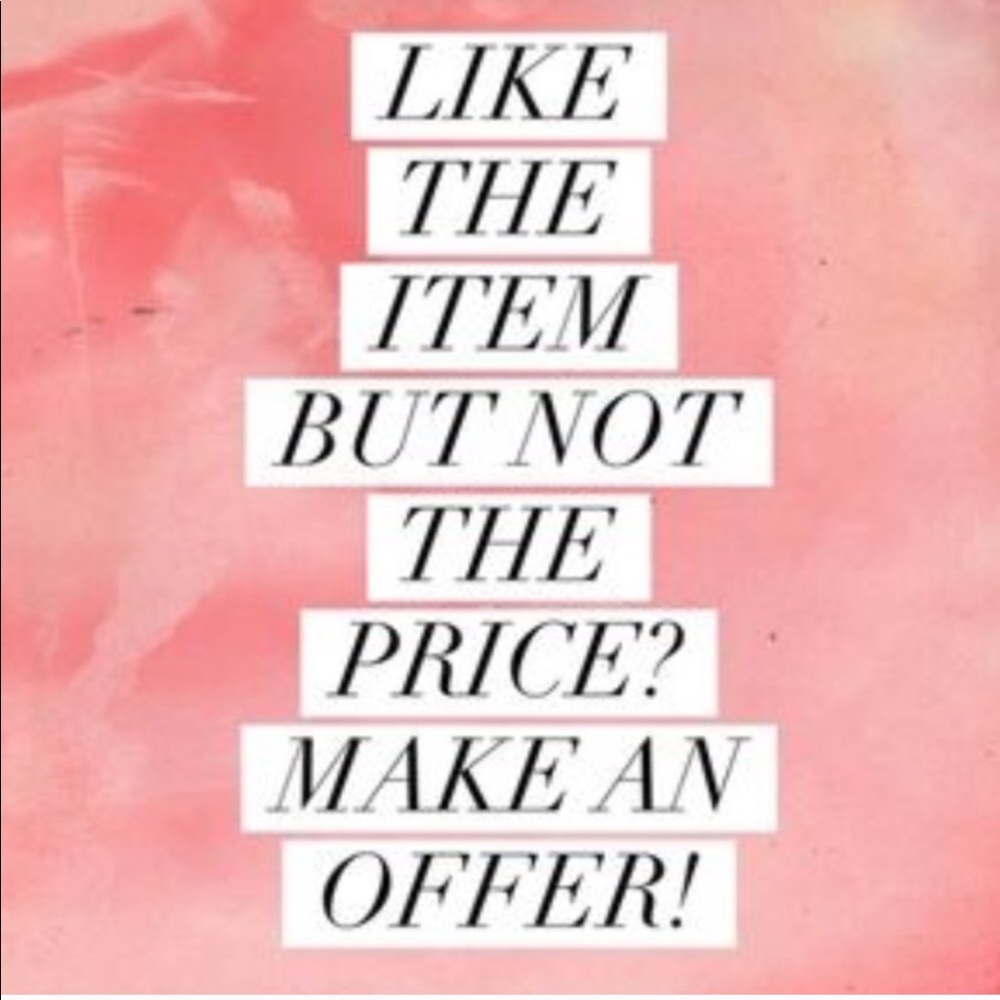 Don't be shy!!!✨ Make an offer! 😊