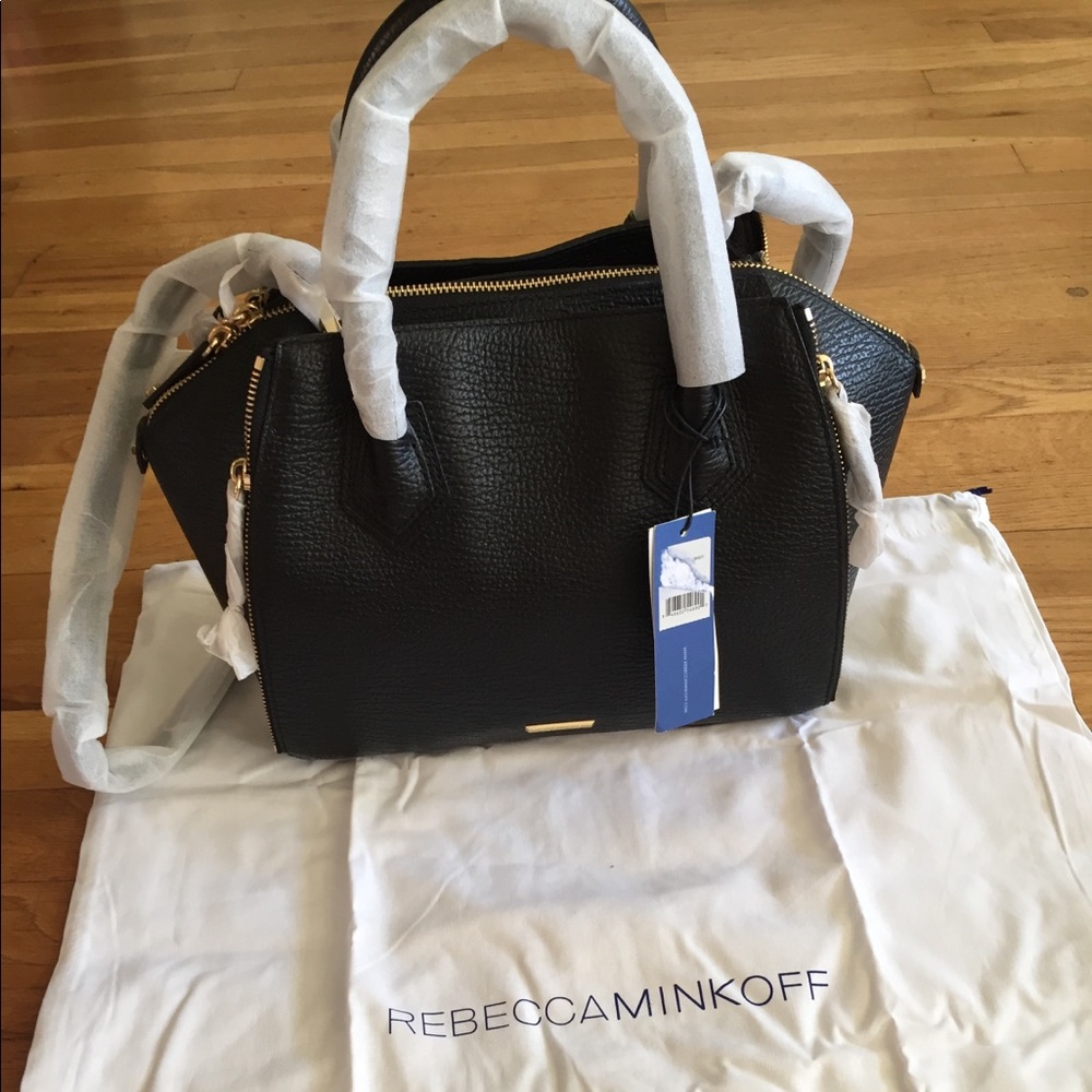 Rebecca Minkoff pebbled leather mini Perry Satchel
