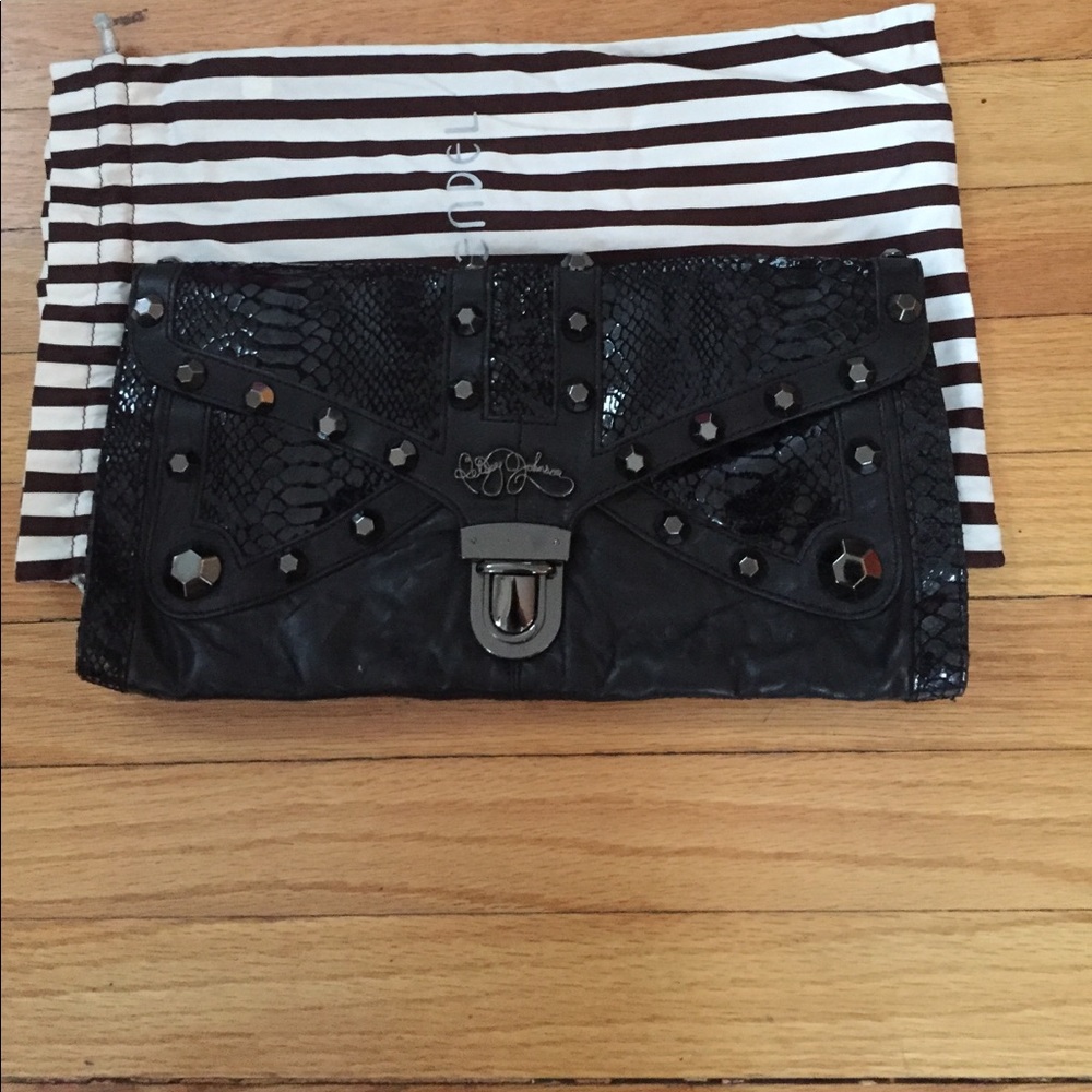 Studded Betsey Johnson Clutch