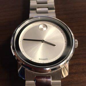 Movado bold silver
