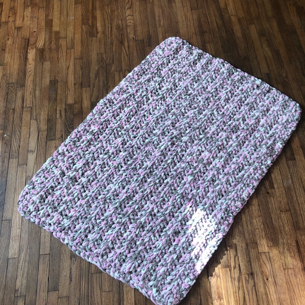Handmade Crocheted Crib blanket