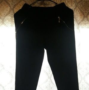 Black jeggings