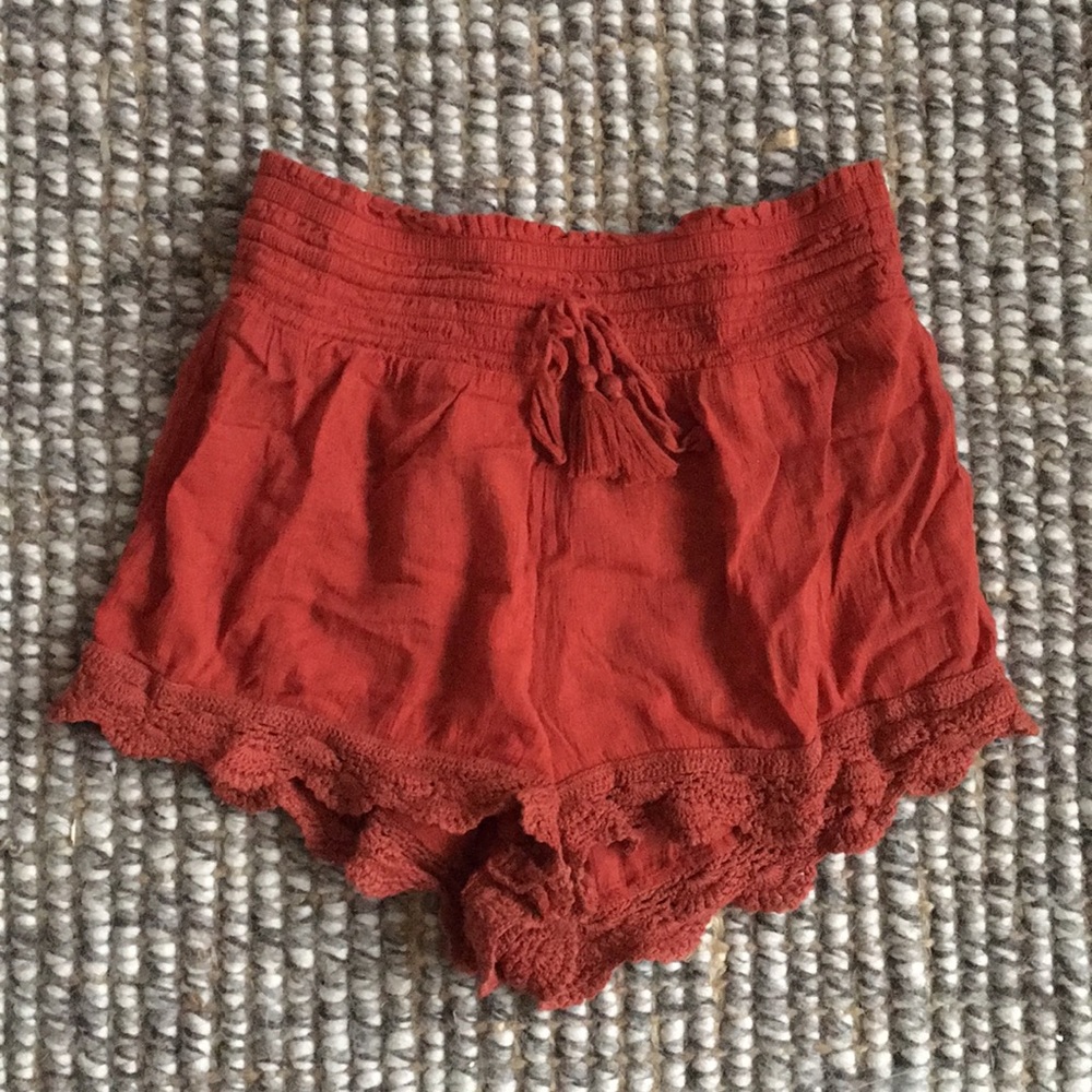 High waisted shorts
