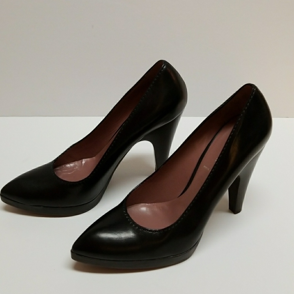 Miu Miu Black Pumps Size 38 Vero Cuoio