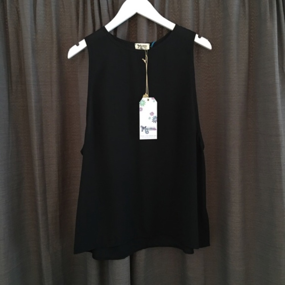 Show Me Your Mumu - Black Arnold Tank - L