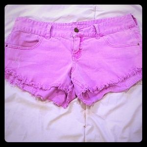 Pink shorts!