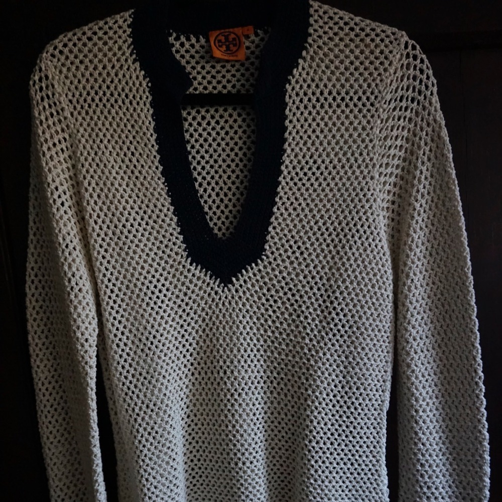 Tory Burch Sweater Tunic Sz Med