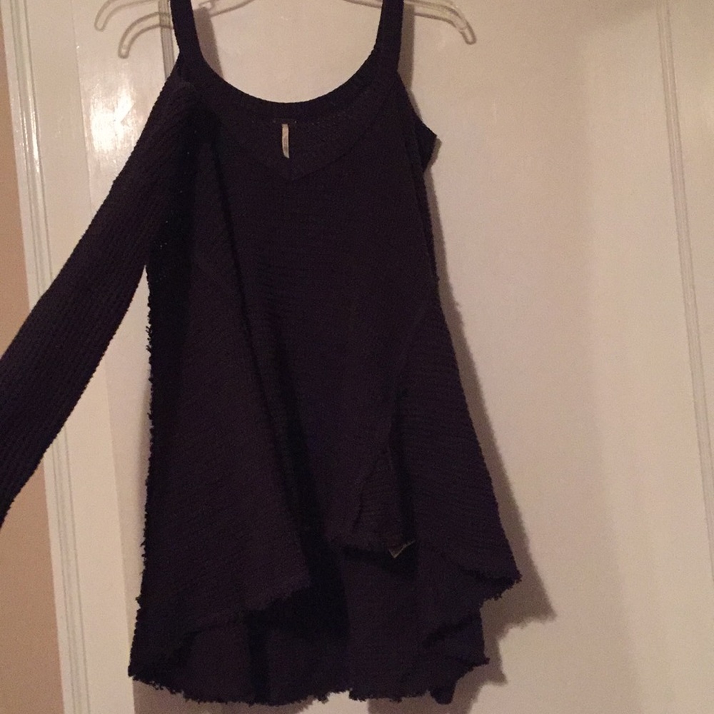 Free people cold shoulder sweater