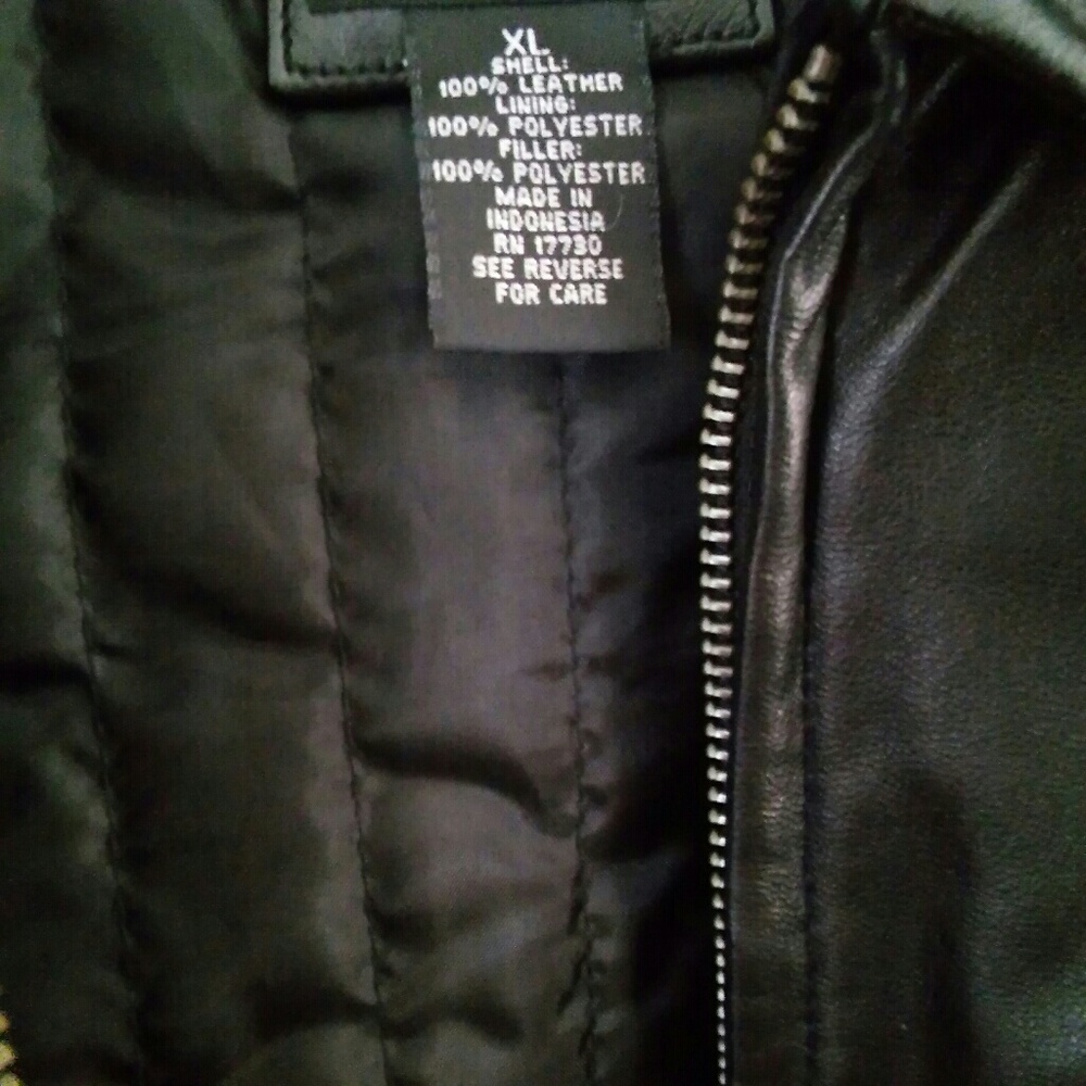 Mossimo Black Leather Jacket - image 4