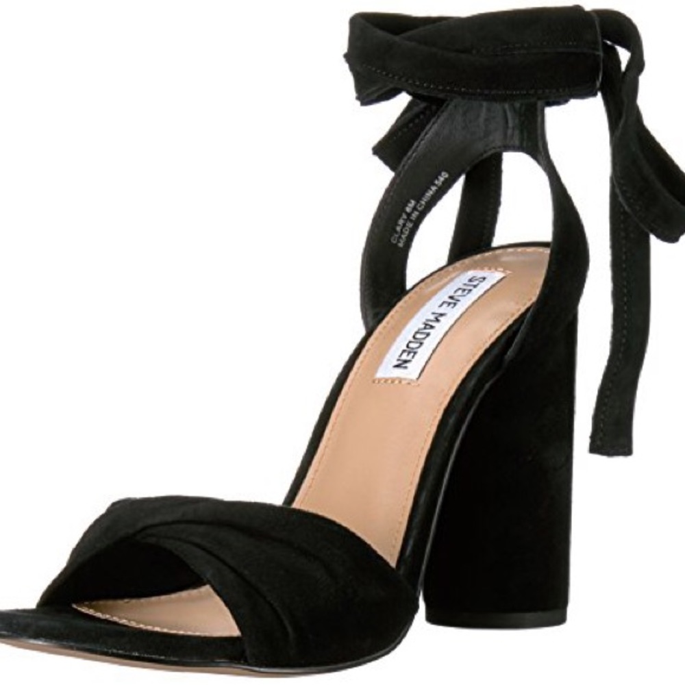 Black Suede Steve Madden Heels