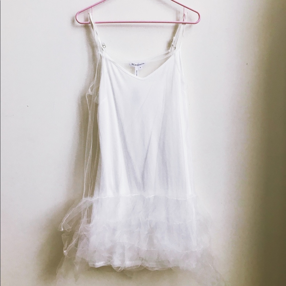 BCBG Slip Dress with Toole Cover