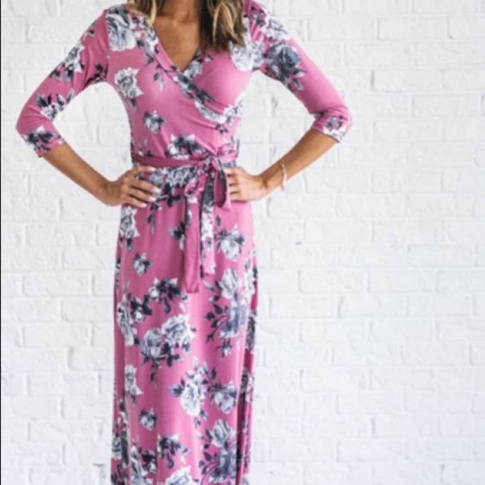 Floral maxi dress